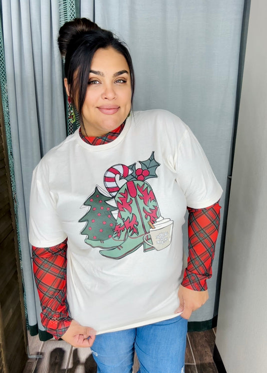 Make It Western Christmas Tee