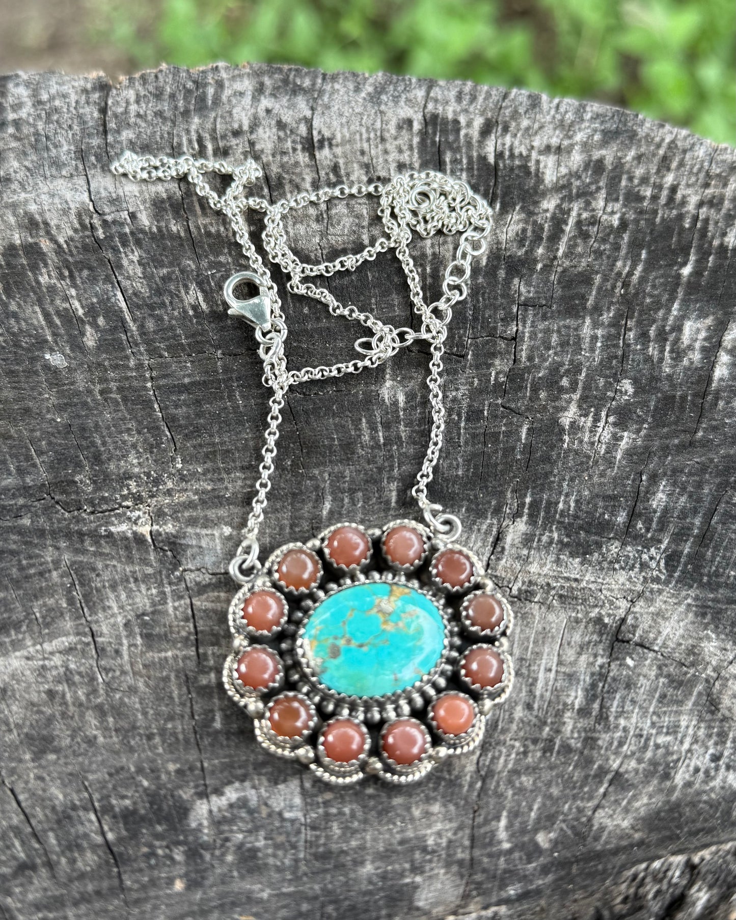 Owners Closet ~ Kingman Cluster Necklace *NON Native