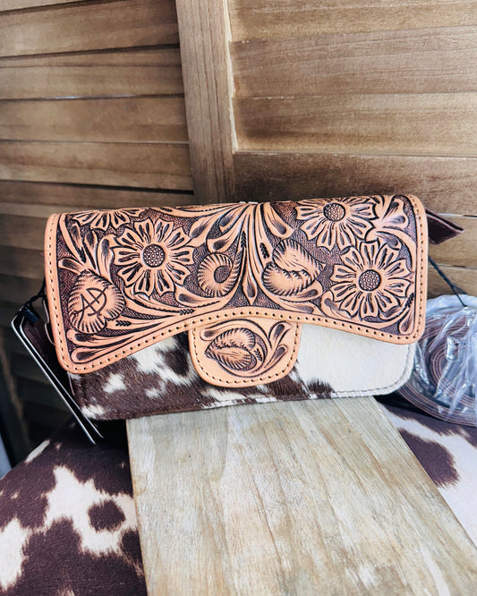 Mini Tooled Crossbody * Hide will vary