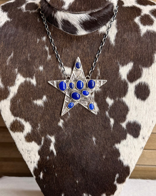 Jude Lapis Star Necklace