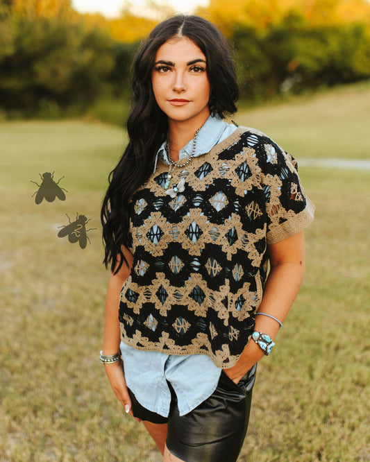 Wild West Weave Top