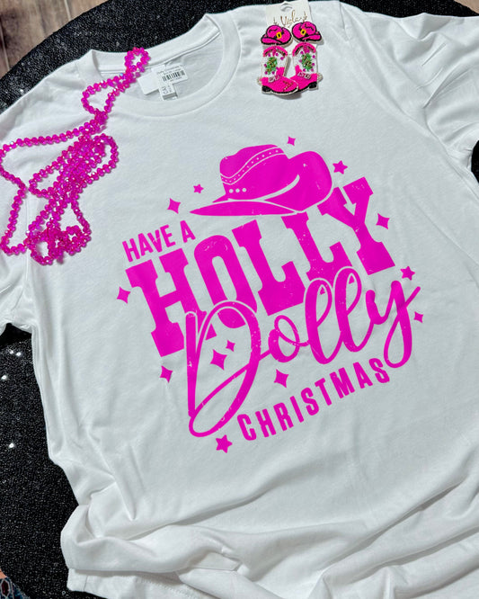 Holly Dolly Christmas Tee