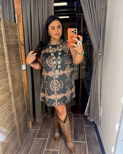 Aztec After Dark Dress