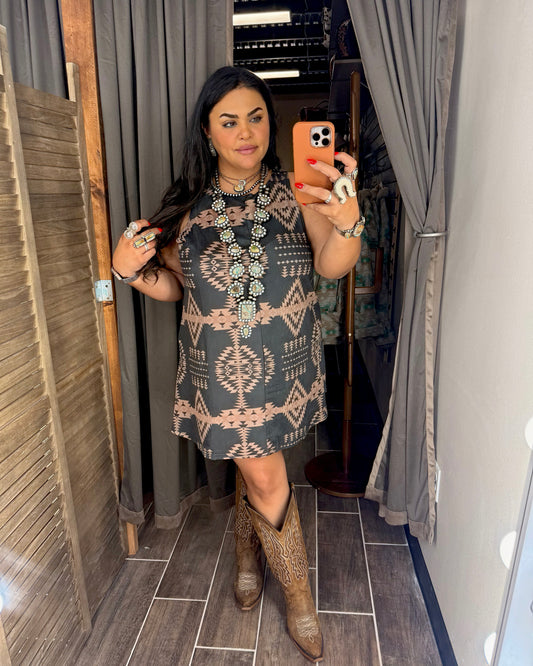 Aztec After Dark Dress