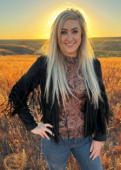 Country Roads Mesh Top