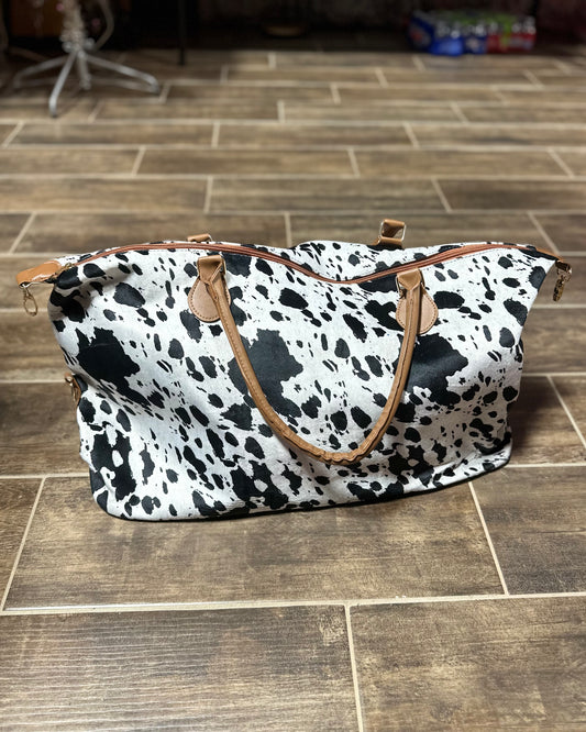 Cow Print Weekender