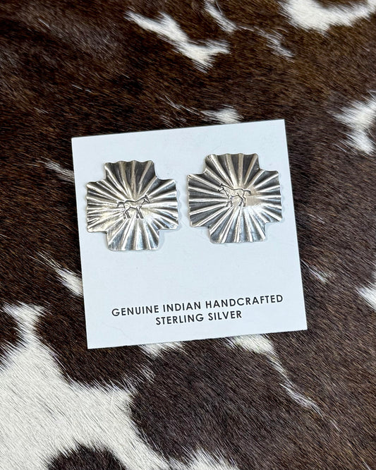Horse Cross Studs *Native