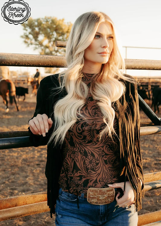 Country Roads Mesh Top