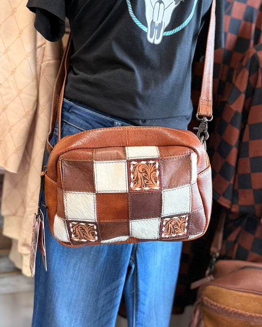 Checkered Camera Bag