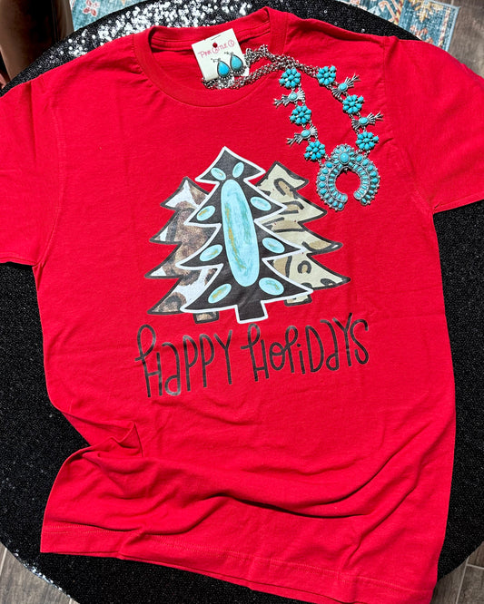 Happy Holiday Christmas Tee of