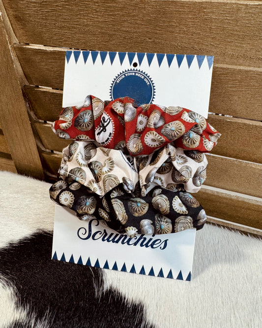Concho Scrunchies