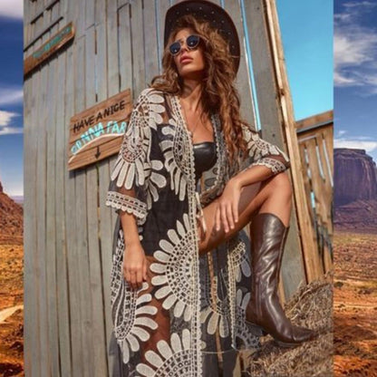 Lace duster one size*