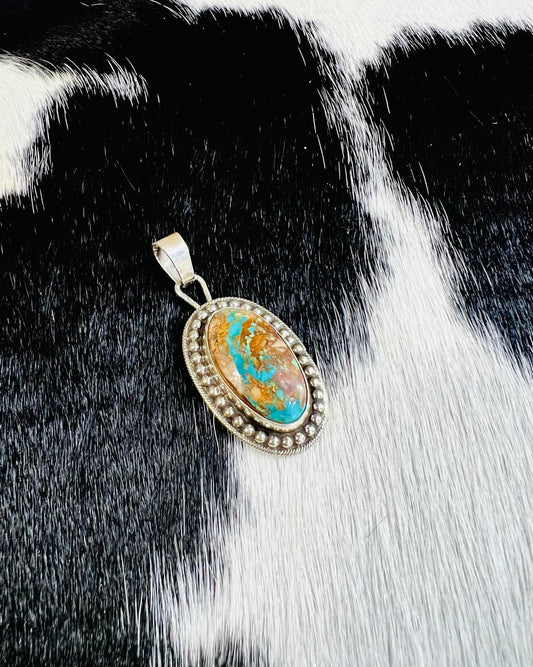 Turquoise Oval Pendant