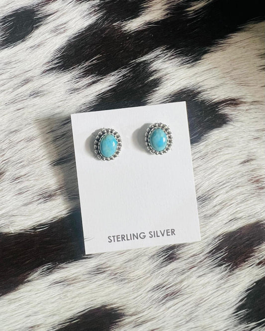 Simple Turquoise Studs