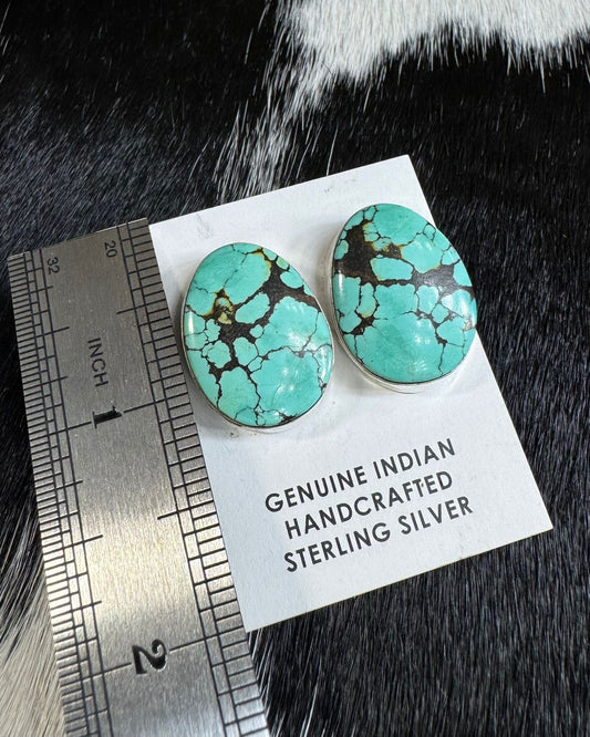 Tibet Turquoise Studs *Native
