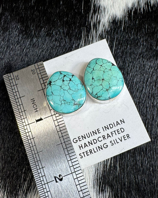 Tibet Turquoise Studs *Native