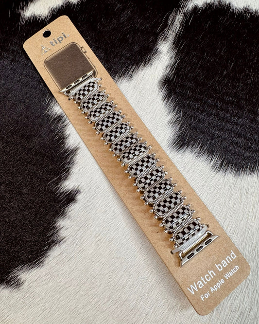 Checkered Watch Band
