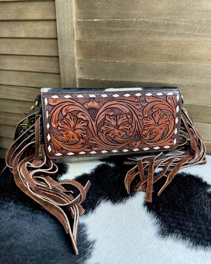 AD Fringe Mini Crossbody