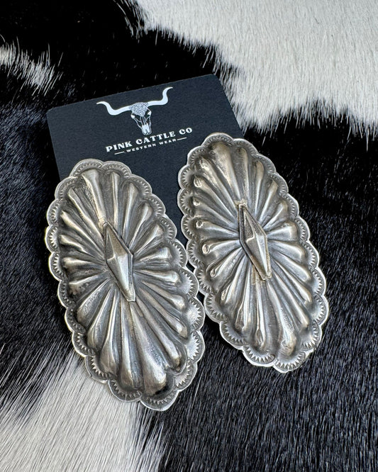 2.5” Rita Lee Concho Earrings