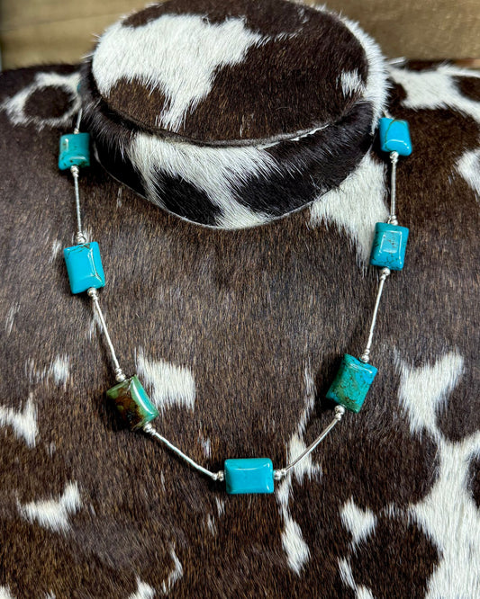 Rancher Liquid Silver Necklace *18’