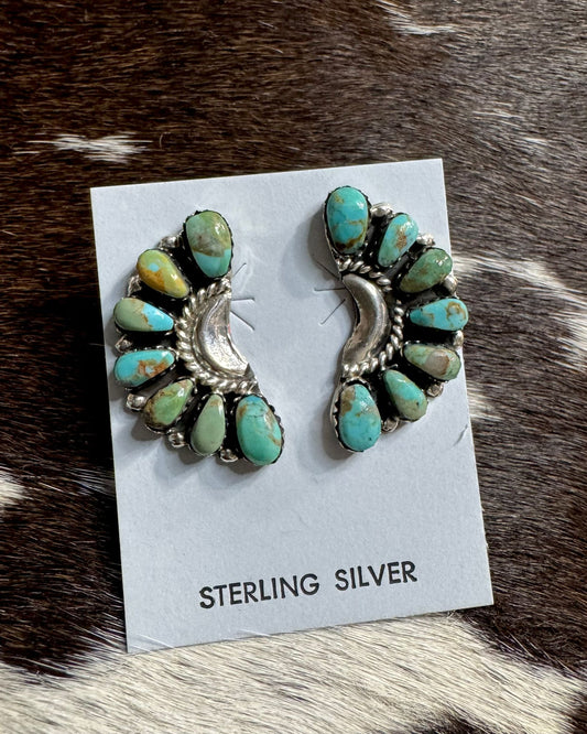 Jesse Williams Half Cluster Studs