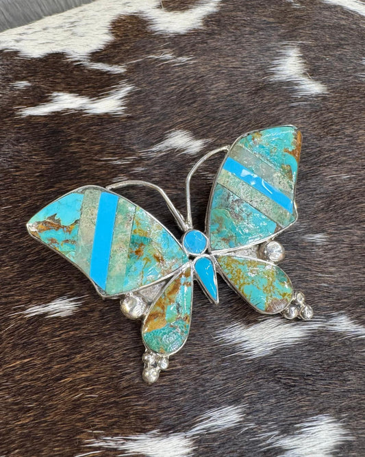 Butterfly Pendant Brooch *Native Made