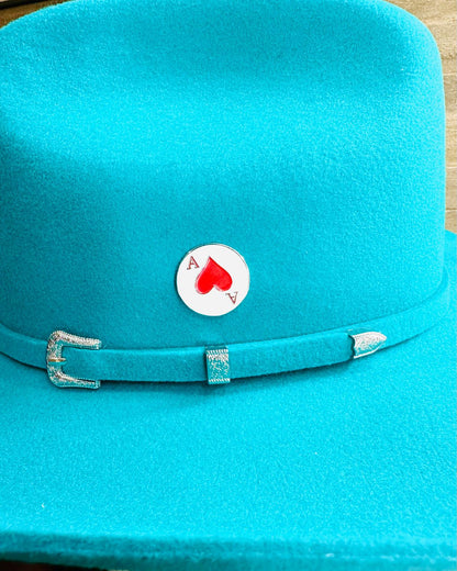 Ace Of Hearts Magnetic Pin