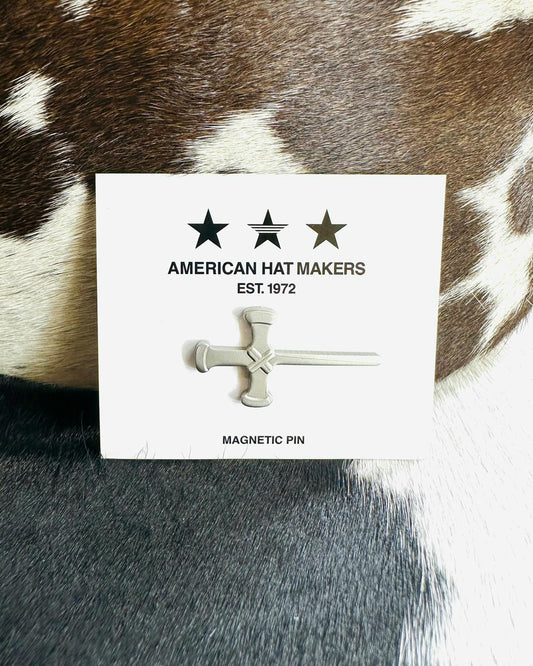 Nail Cross Magnetic Pin