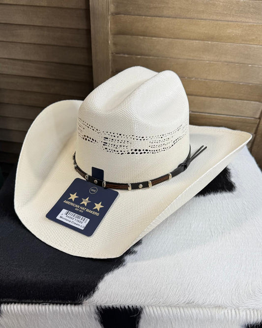 Montana Cattleman Cream Straw Hat