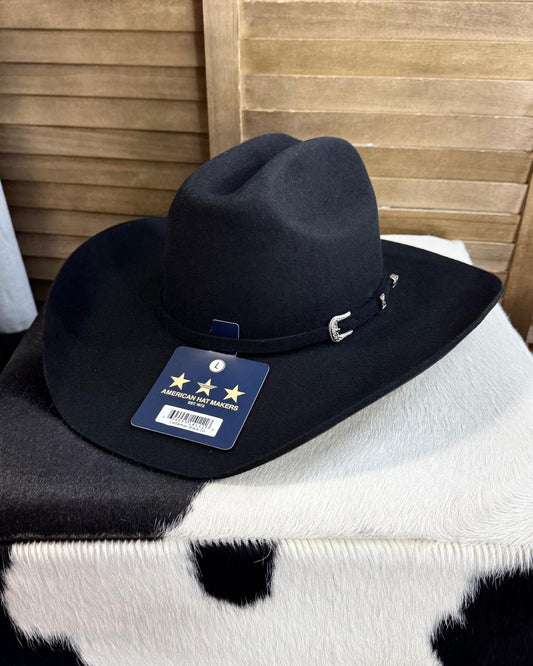 Black Cattleman Tejana Felt Hat