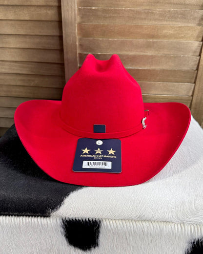Red Cattleman Tejana Felt Hat