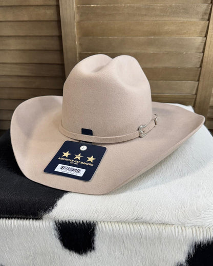 Beige Cattleman Tejana Felt Hat
