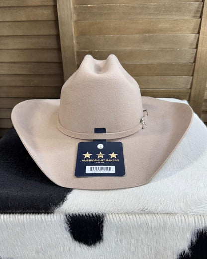 Beige Cattleman Tejana Felt Hat