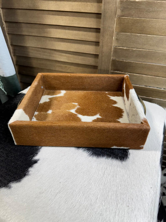 Cowhide Tray