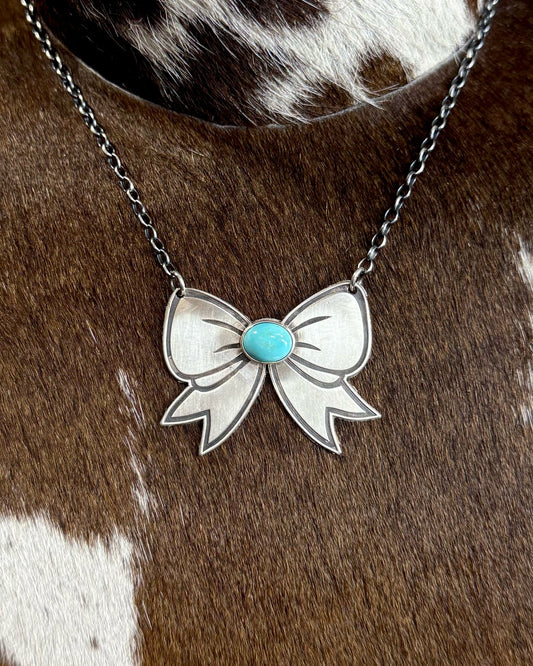 18" TPC Bow Necklace *Sterling