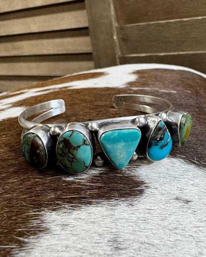 Augustine Largo Kingman Stone Cuff