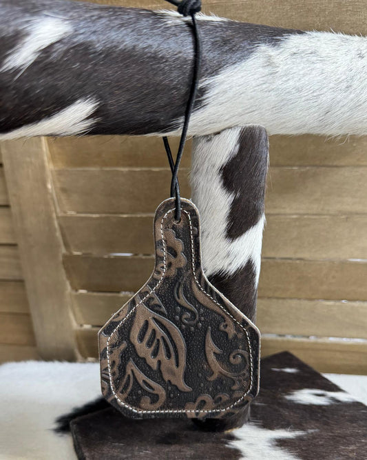 Cattle Tag Car Freshie Charm