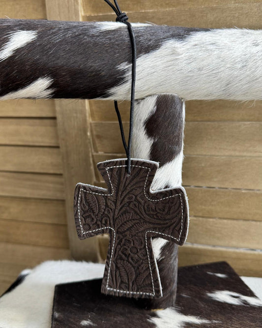 Cross Car Freshie Charm