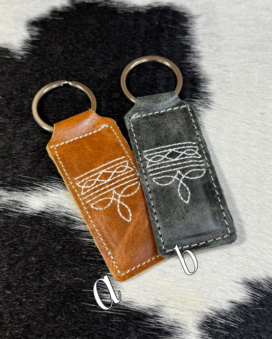 Boot Stitch Keychain