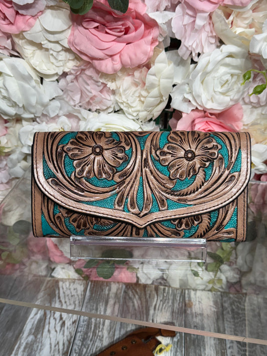 Ohlay Turquoise Wallet