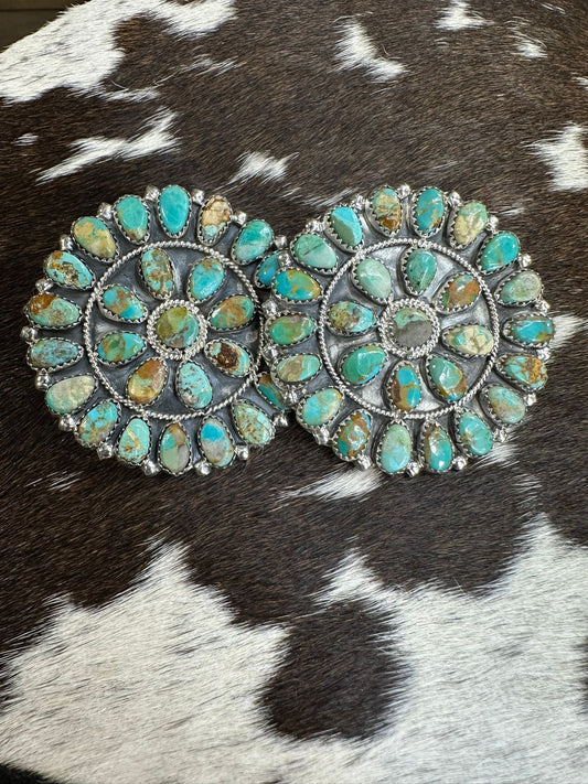 Jesse Williams Kingman 2” Cluster Earrings *Native