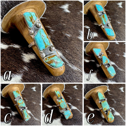 Jude Candelaria 3 Stone Ring