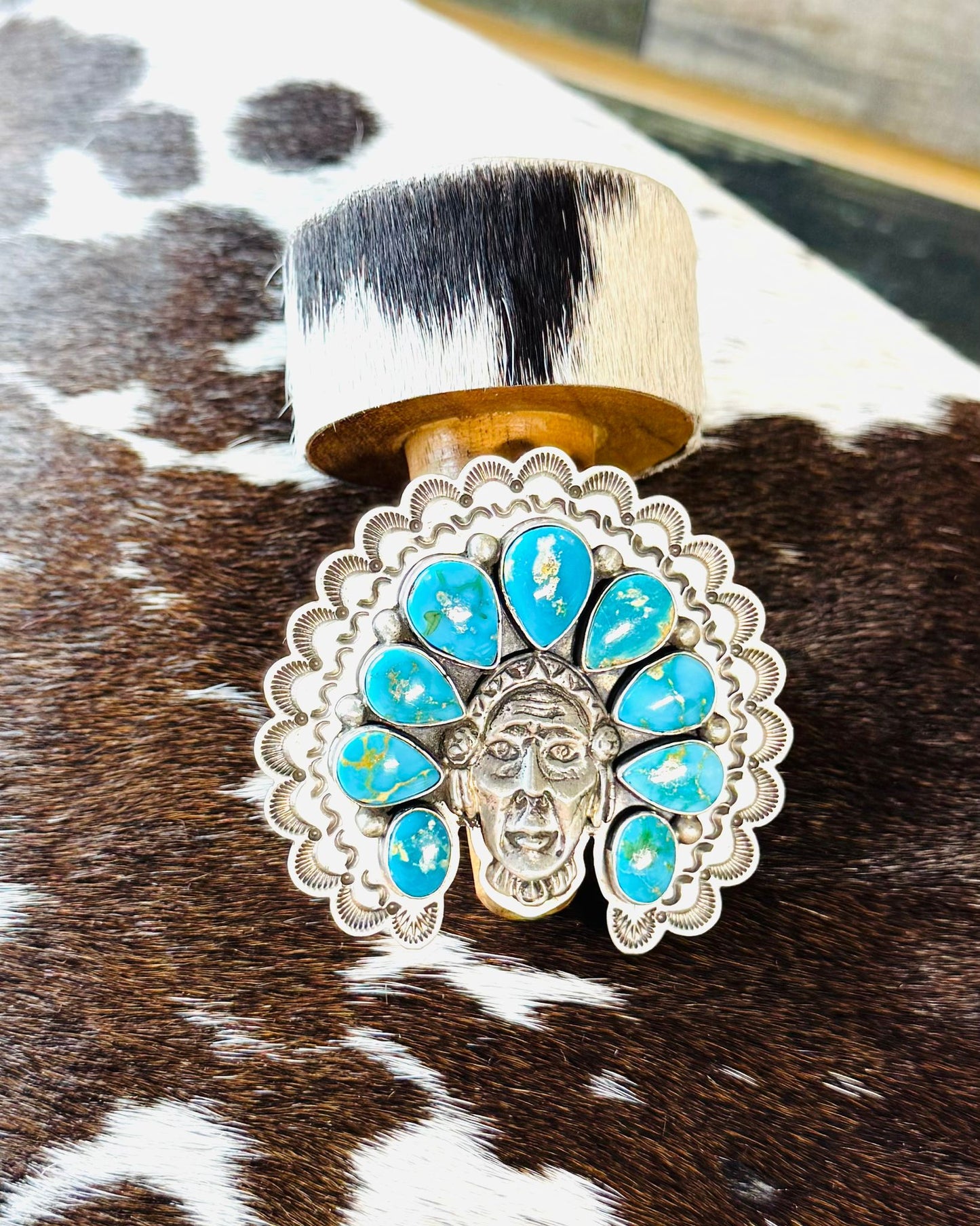 Turquoise Cheif Ring *Native
