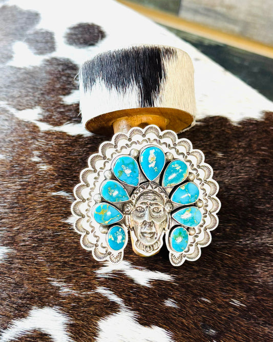 Turquoise Cheif Ring *Native