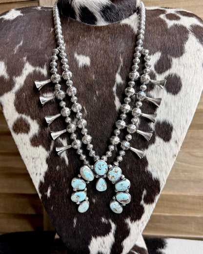 Darrin Livingston Dry Creek Squash Blossom Necklace*Native