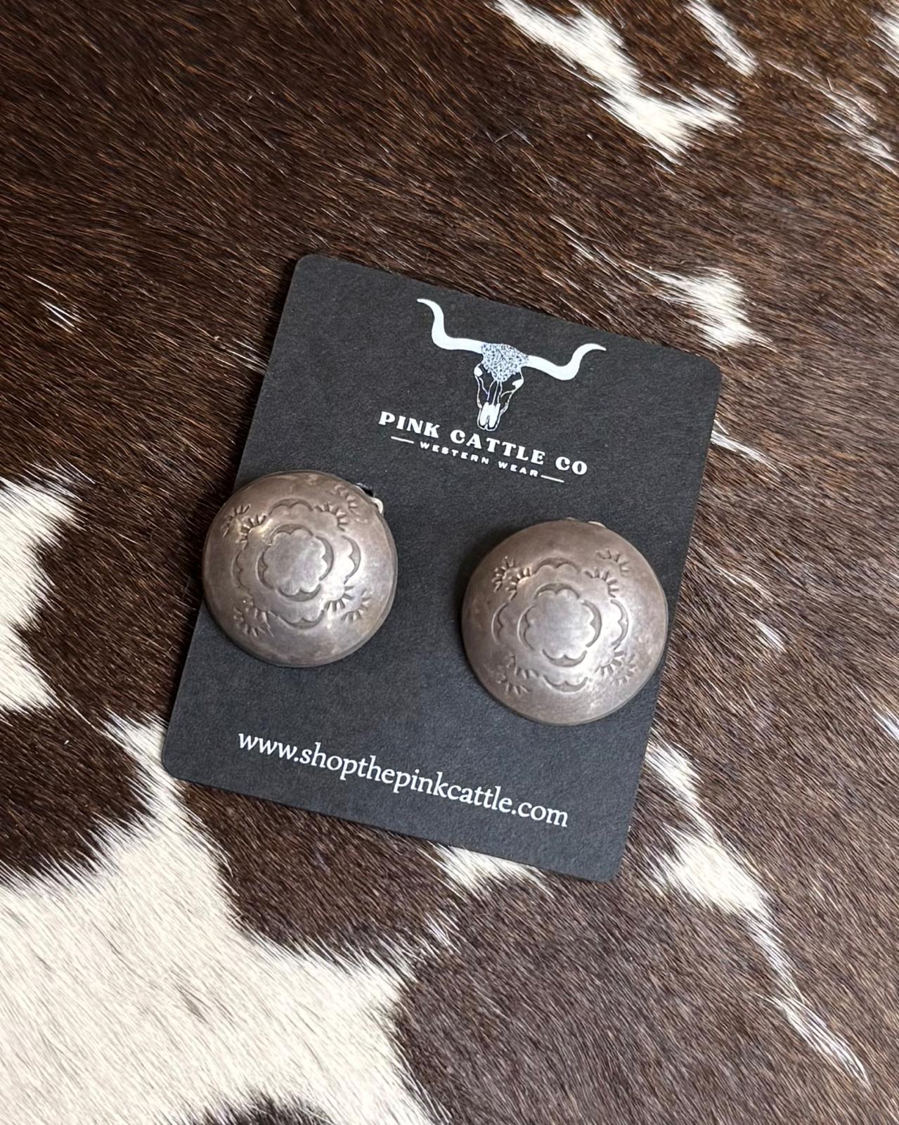 Vintage Circle Clip Ons