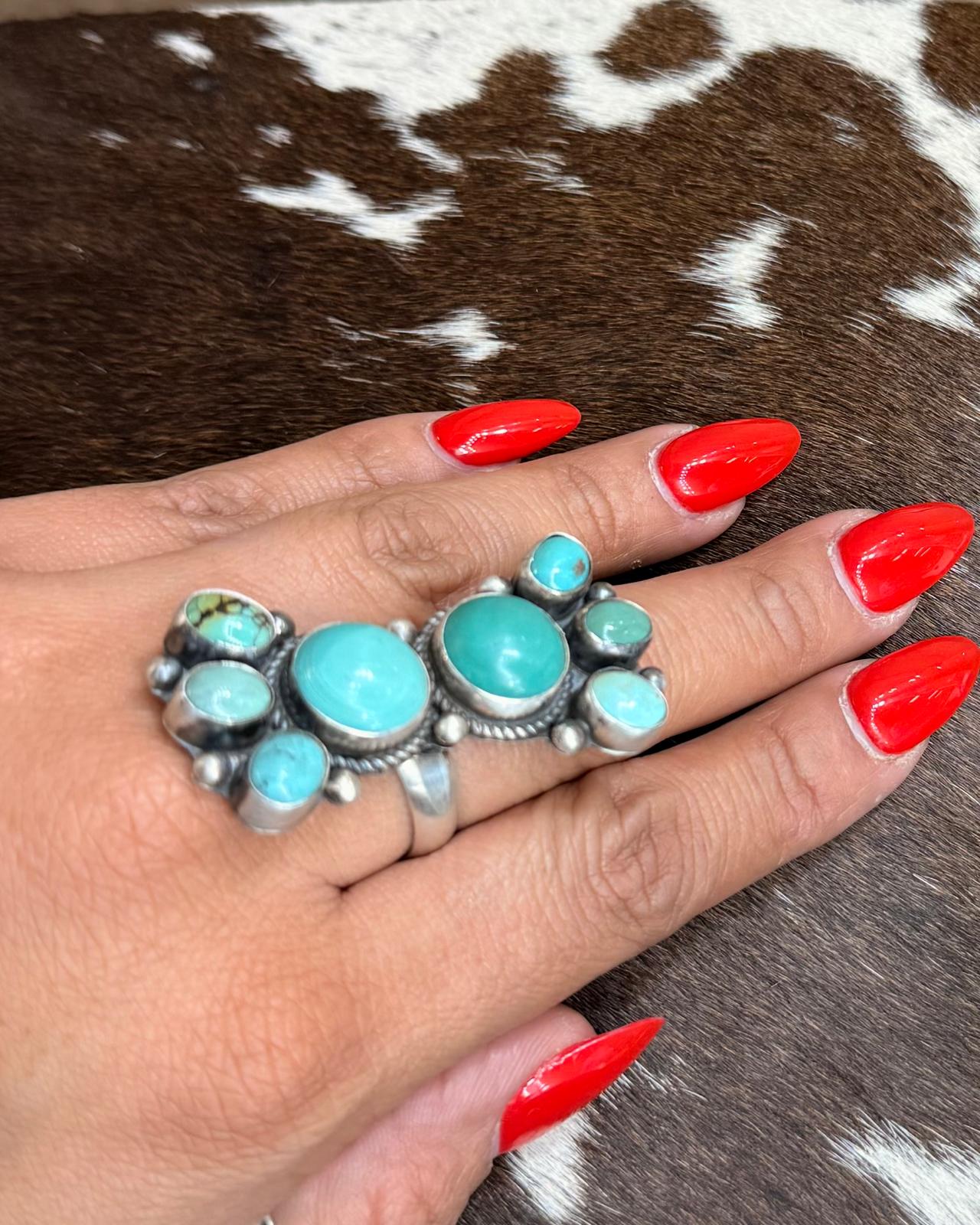 2 Stone Cluster Ring *Native