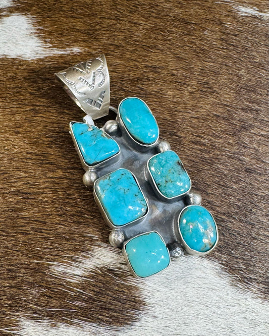 Pebbled Rectangular Pendant *Native