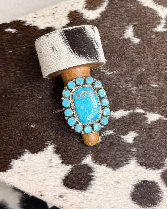 Larry Etsitty Adjustable Cluster Ring