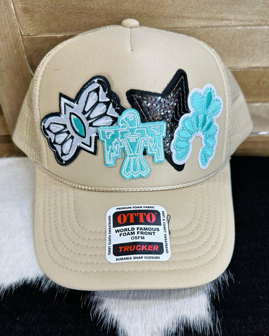 Thunderbird & Turquoise Hat